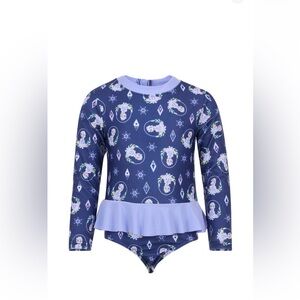 Frozen Elsa UPF 50+ bathing suit size 5/6